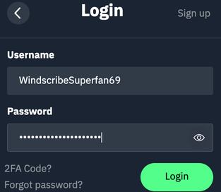Detailed Login