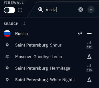 Russia locations